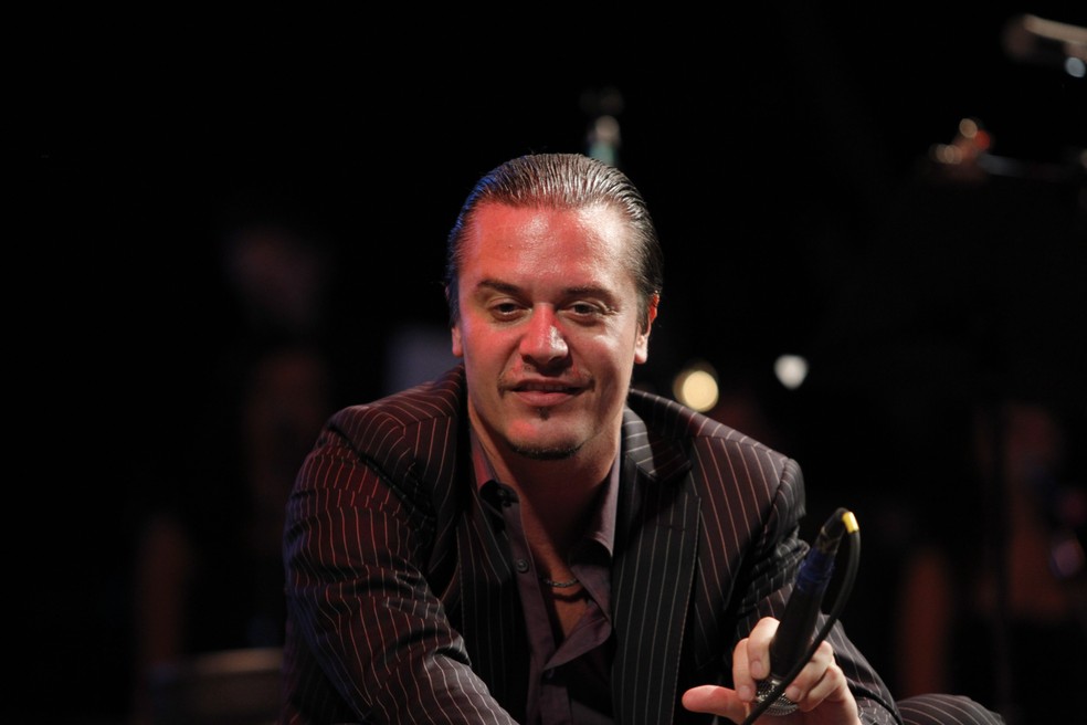 Mike Patton, do Faith No More — Foto: Guito Moreto / Agência O Globo