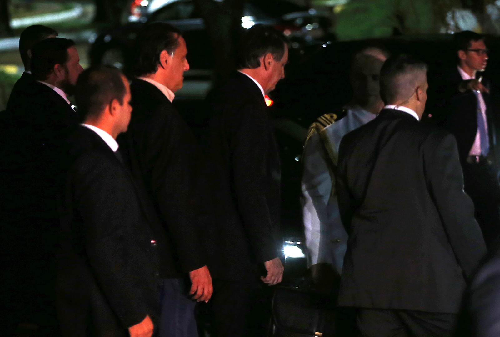 Na primeira agenda após a derrota, Bolsonaro participa de jantar com senadores e deputados do PL em Brasília — Foto: Cristiano Mariz/Agência O Globo/29/11/2022