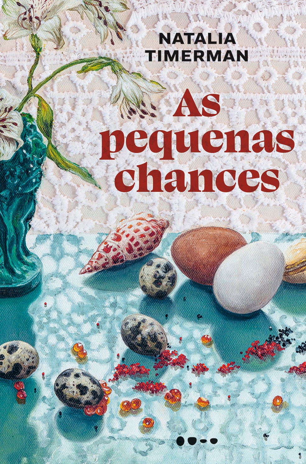 Capa de "As pequenas chances", novo romance da escritora Natalia Timerman, lançado pela editora Todavia — Foto: Reprodução