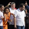 Campanha antecipada: em evento do 1º de Maio, em São Paulo, Lula pediu voto em Boulos - Edilson Dantas / Agência O Globo/ 01-05-2024