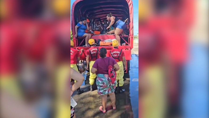 Resgate feito pelos Bombeiros nesta terça-feira