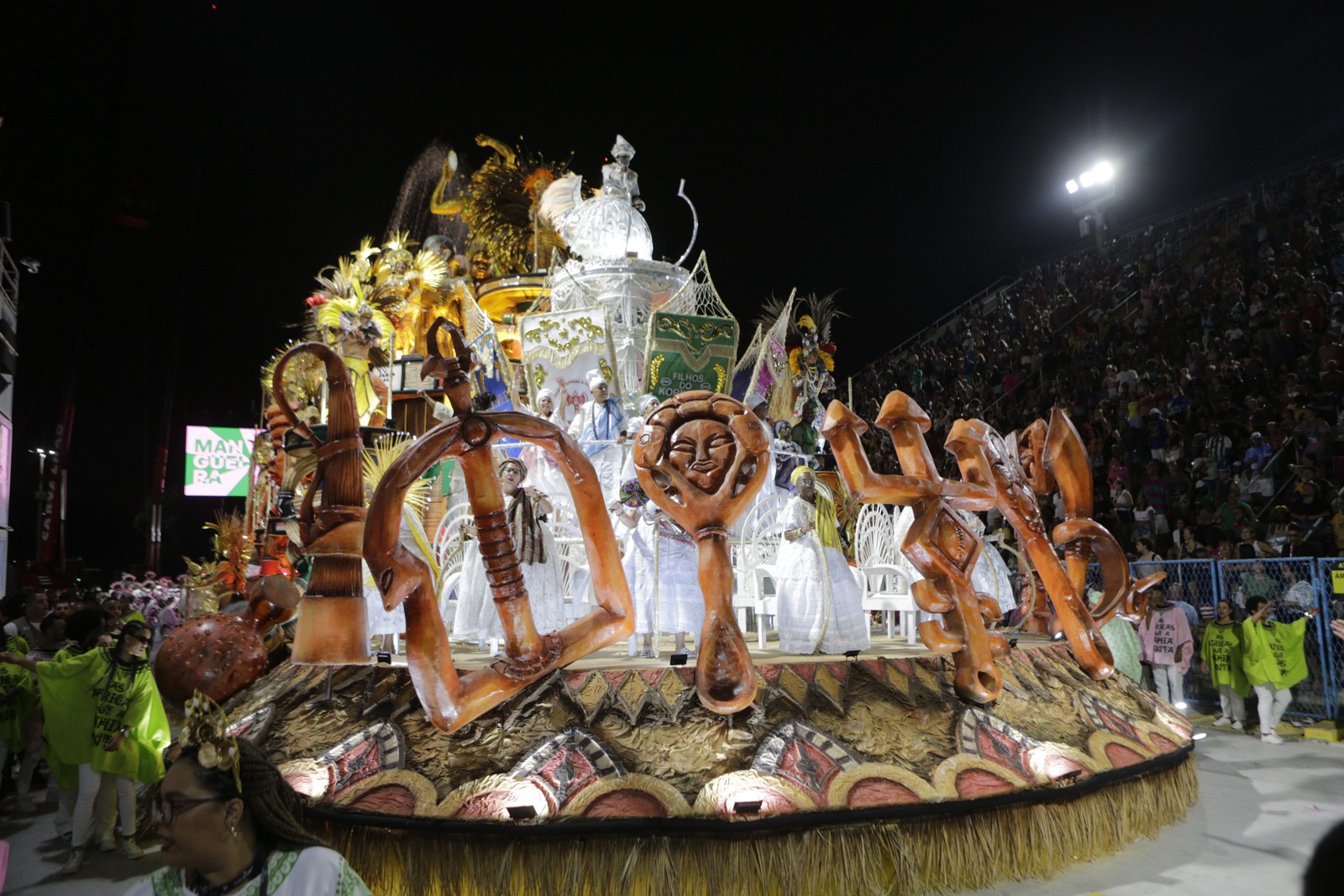 Desfile da Mangueira — Foto: Alexandre Cassiano