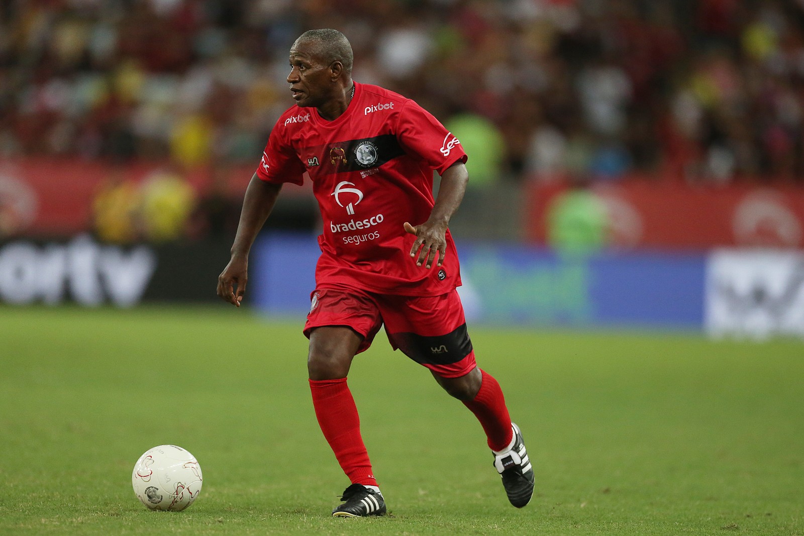 Adílio, ídolo do Flamengo— Foto: Lucas Tavares / 28-12-2022