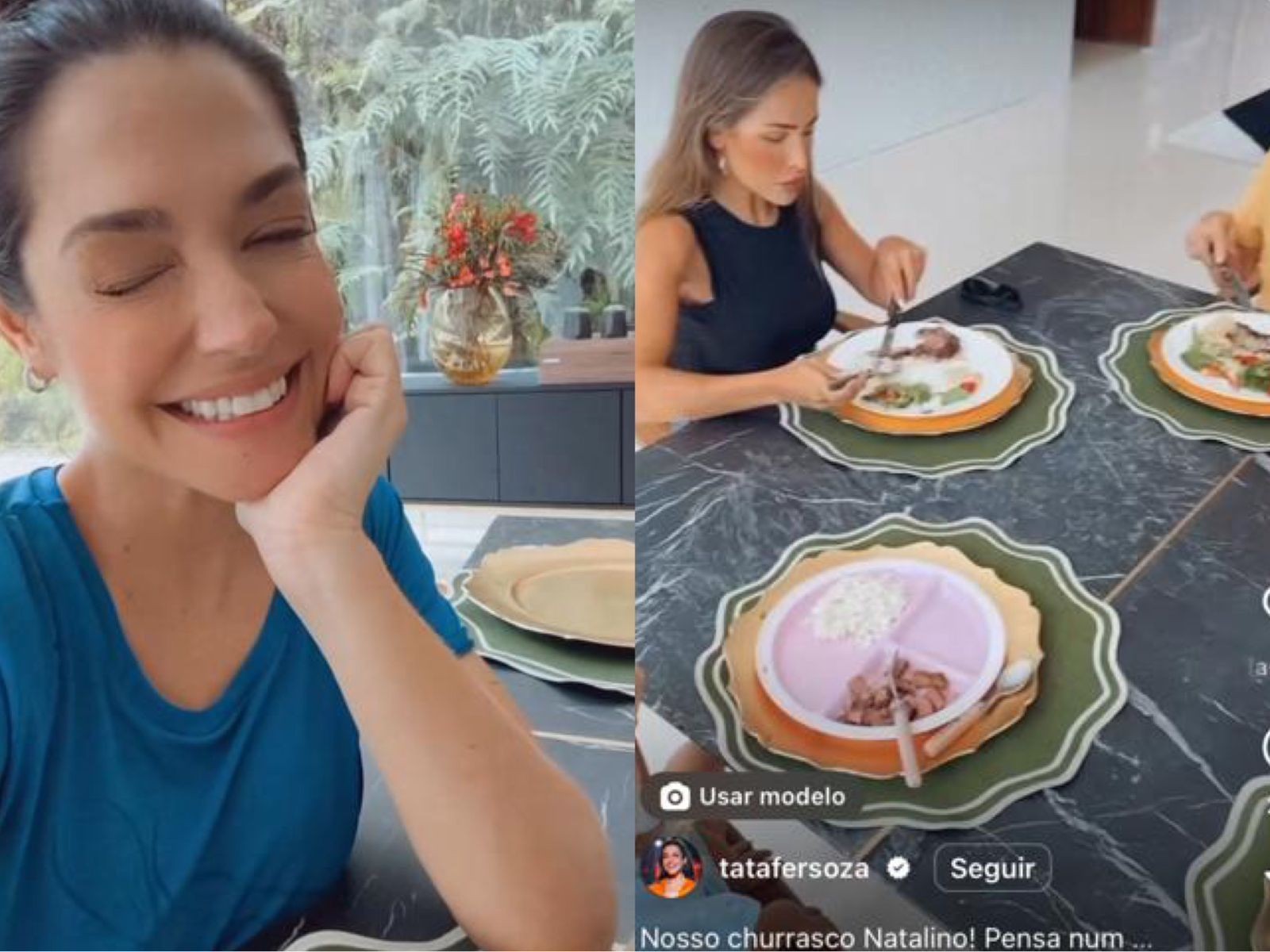 Thais Fersoza mostrou a mesa de jantar da casa nova — Foto: Reprodução/Instagram