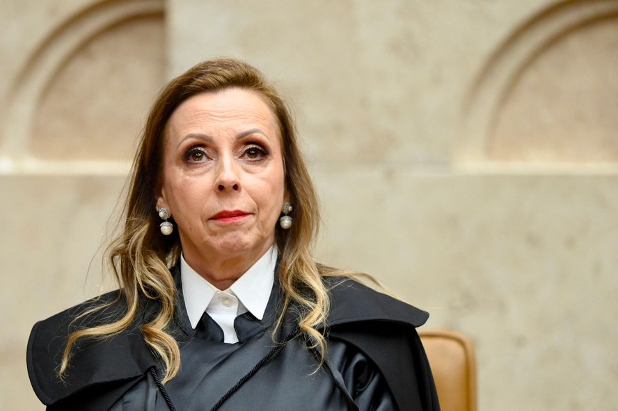 A procuradora-geral da República interina, Elizeta Ramos, durante a posse de Luís Roberto Barroso como presidente do Supremo Tribunal Federal