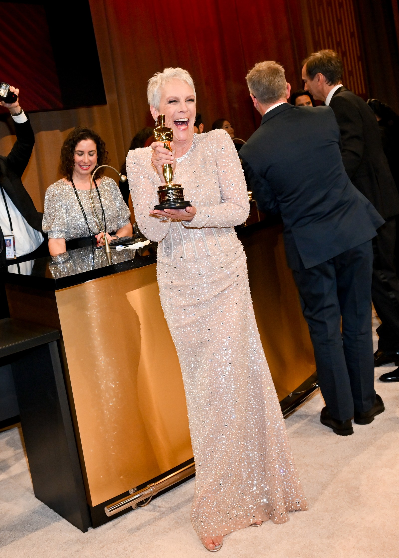 Jamie Lee Curtis no Governors Ball — Foto: Getty Images