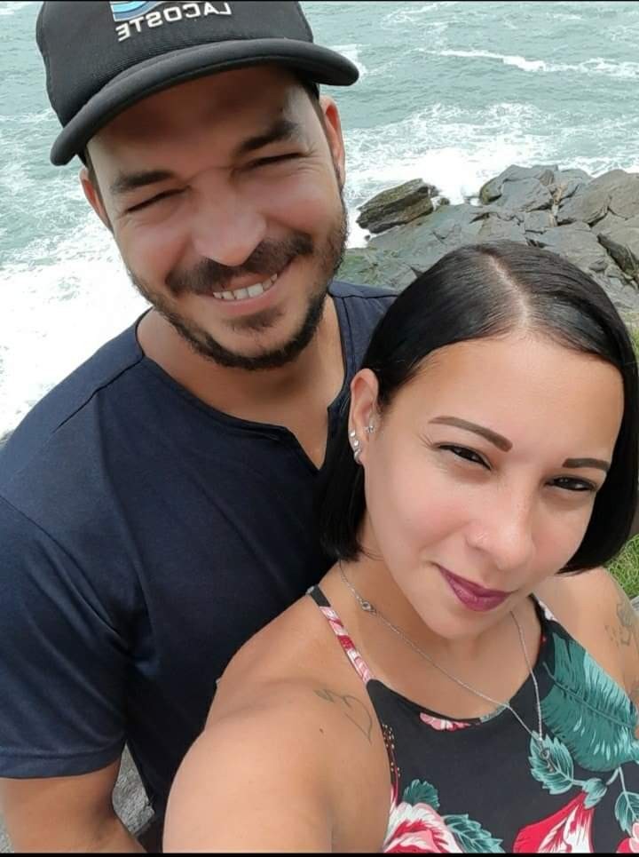 Vagner Dias e Raphaela: o ex-companheir é o principal suspeito da morte da estudante — Foto: Reprodução