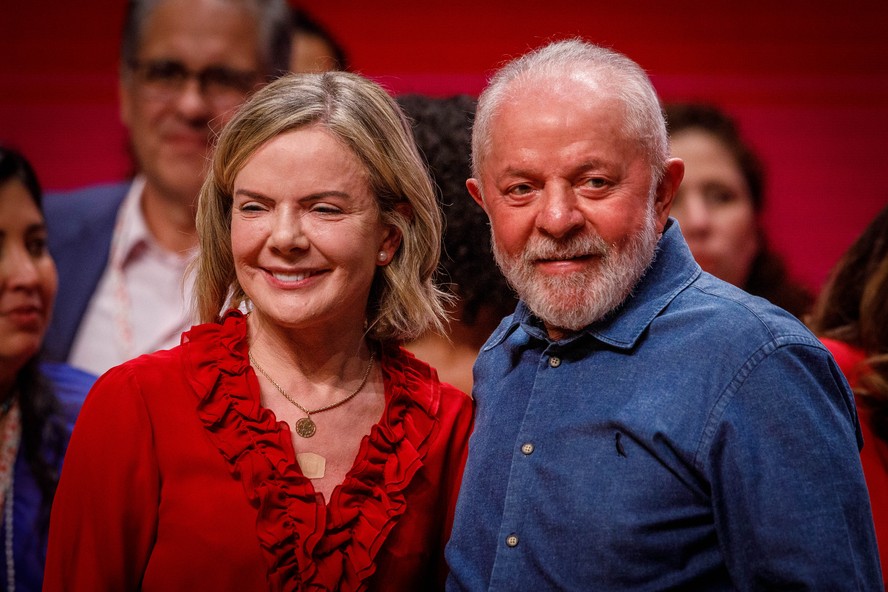 Presidente Lula e Gleisi Hoffmann, Presidente do PT