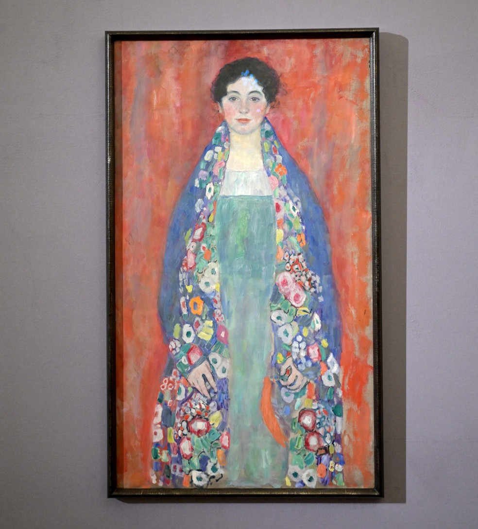 'Retrato da Senhorita Lieser', de Gustav Klimt — Foto: Roland Schlager / AFP