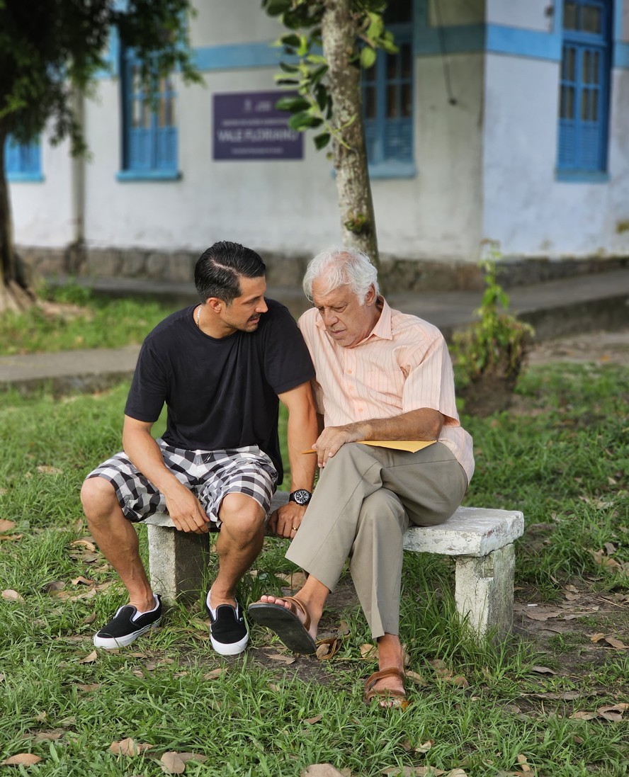 Romulo Estrela e Antonio Fagundes