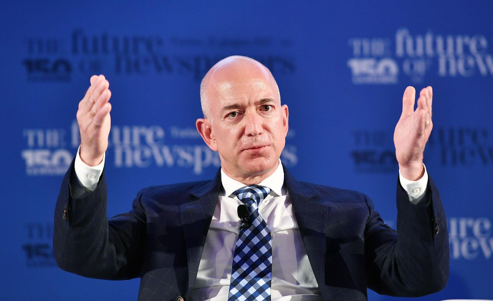 O fundador da Amazon, Jeff Bezos, o homem mais rico do mundo, ficou US$ 11,7 bilhões mais rico este anoANSA