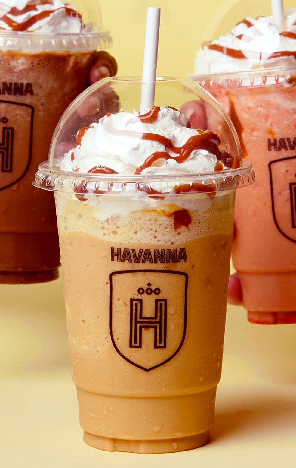 Havanna escreve nome de clientes em copo de bebida, assim como Starbucks — Foto: Divulgação