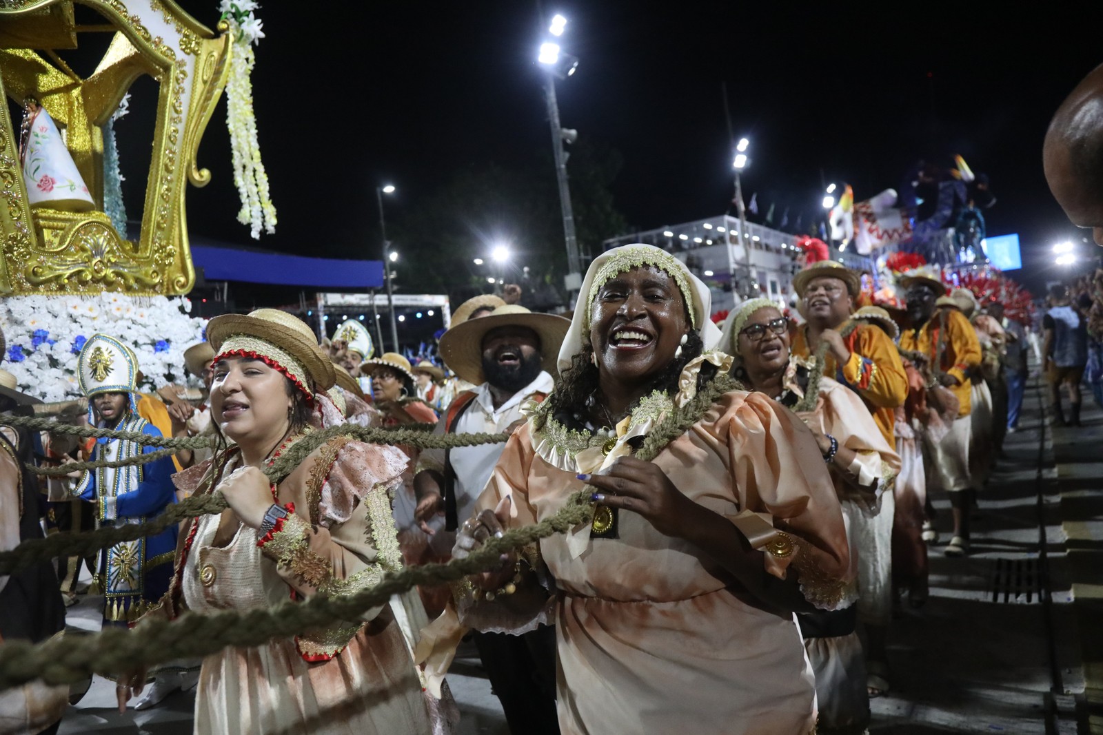 Ala que retrata os Círios de Nazaré — Foto: Brenno Carvalho