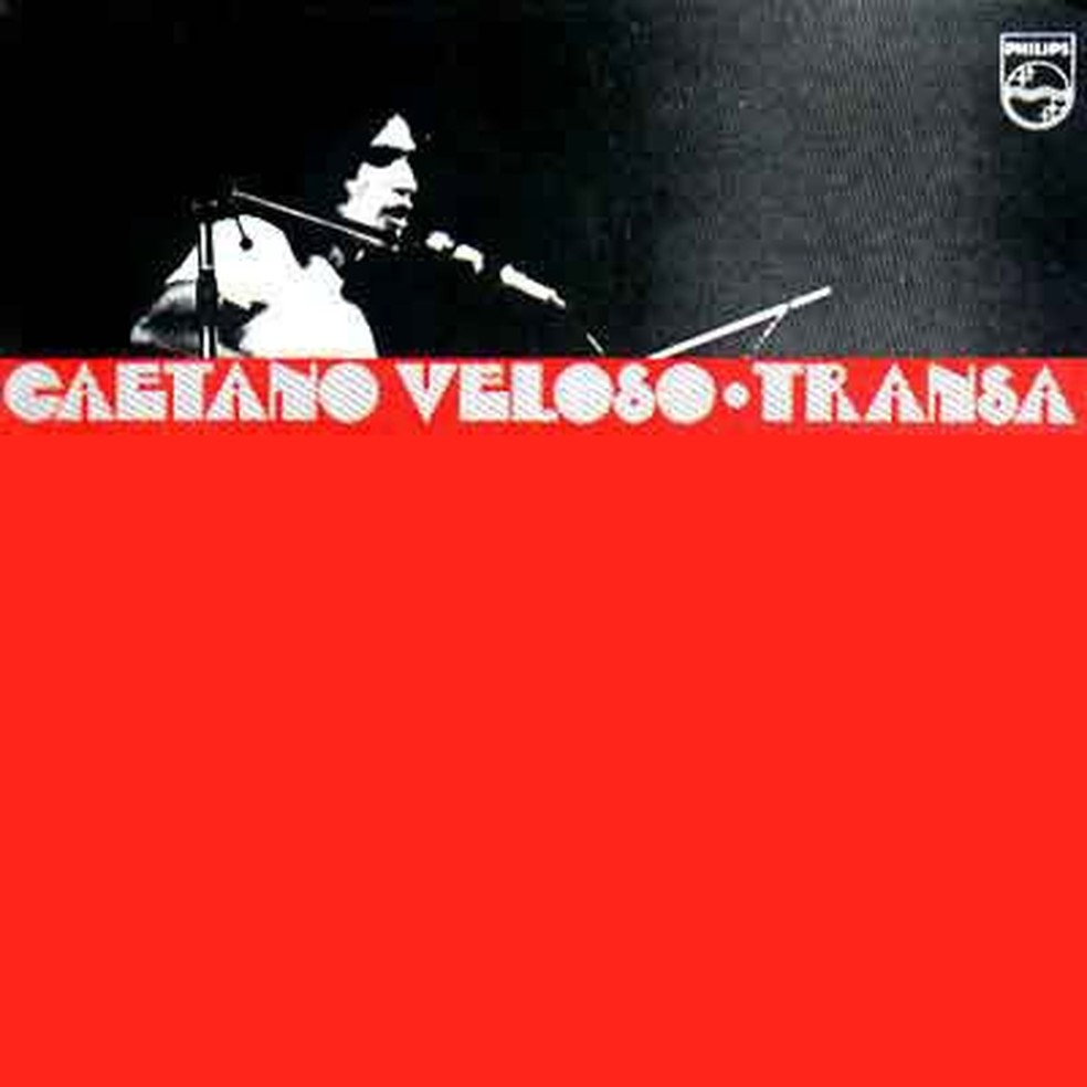 A capa do disco 'Transa', de Caetano Veloso, ícone do movimento tropicalista — Foto: Reprodução