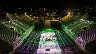 O sambódromo do Rio, grande palco do carnaval carioca.  — Foto: Brenno Carvalho