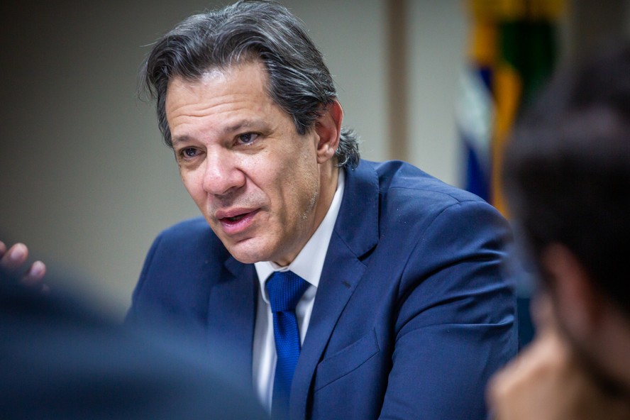 O ministro da Fazenda, Fernando Haddad