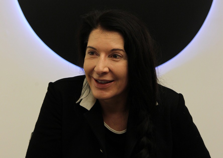 A artista Marina Abramovic