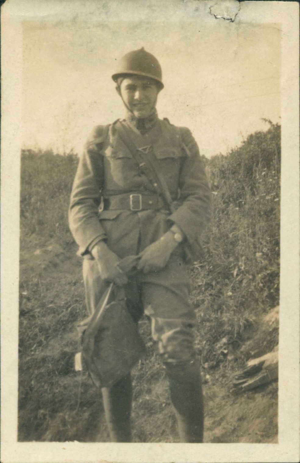 Hemingway como soldado na 1ª Guerra Mundial — Foto: Arquivo/NYT