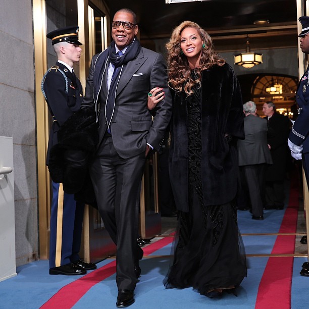 Jay-Z e Beyoncé em post no Instagram de 21 de janeiro de 2013 — Foto: Instagram (@beyonce) / Reprodução