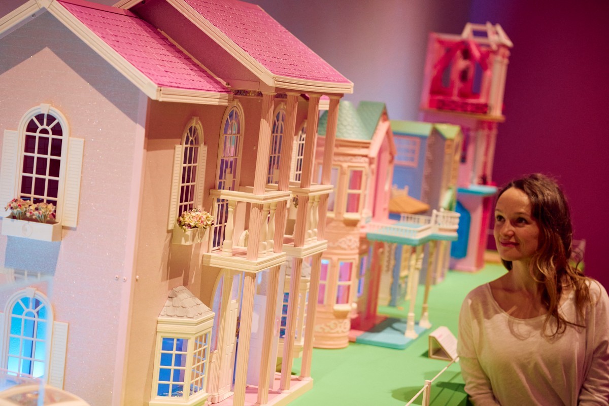 Casas da Barbie — Foto: Benjamin Cremel / AFP