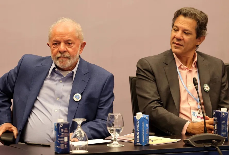 Lula e Fernando Haddad