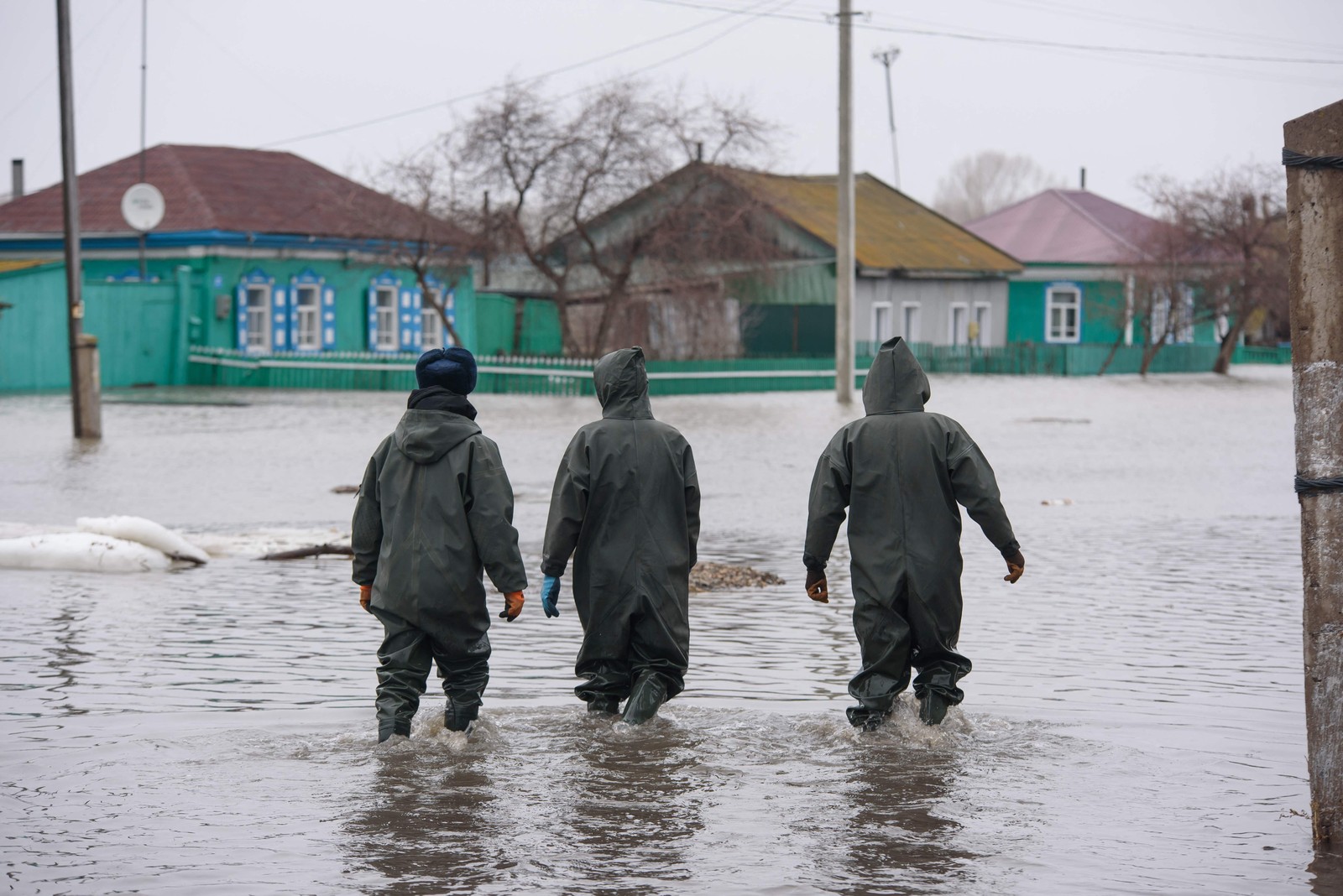 Especialistas preveem que o desastre registrado é apenas uma prévia do que está por vir à medida que as mudanças climáticas pioram — Foto: Evgeniy Lukyanov / AFP