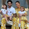 Virgínia Fonseca e Zé Felipe com as filhas, Maria Flor e Maria Alice - Reprodução Instagram