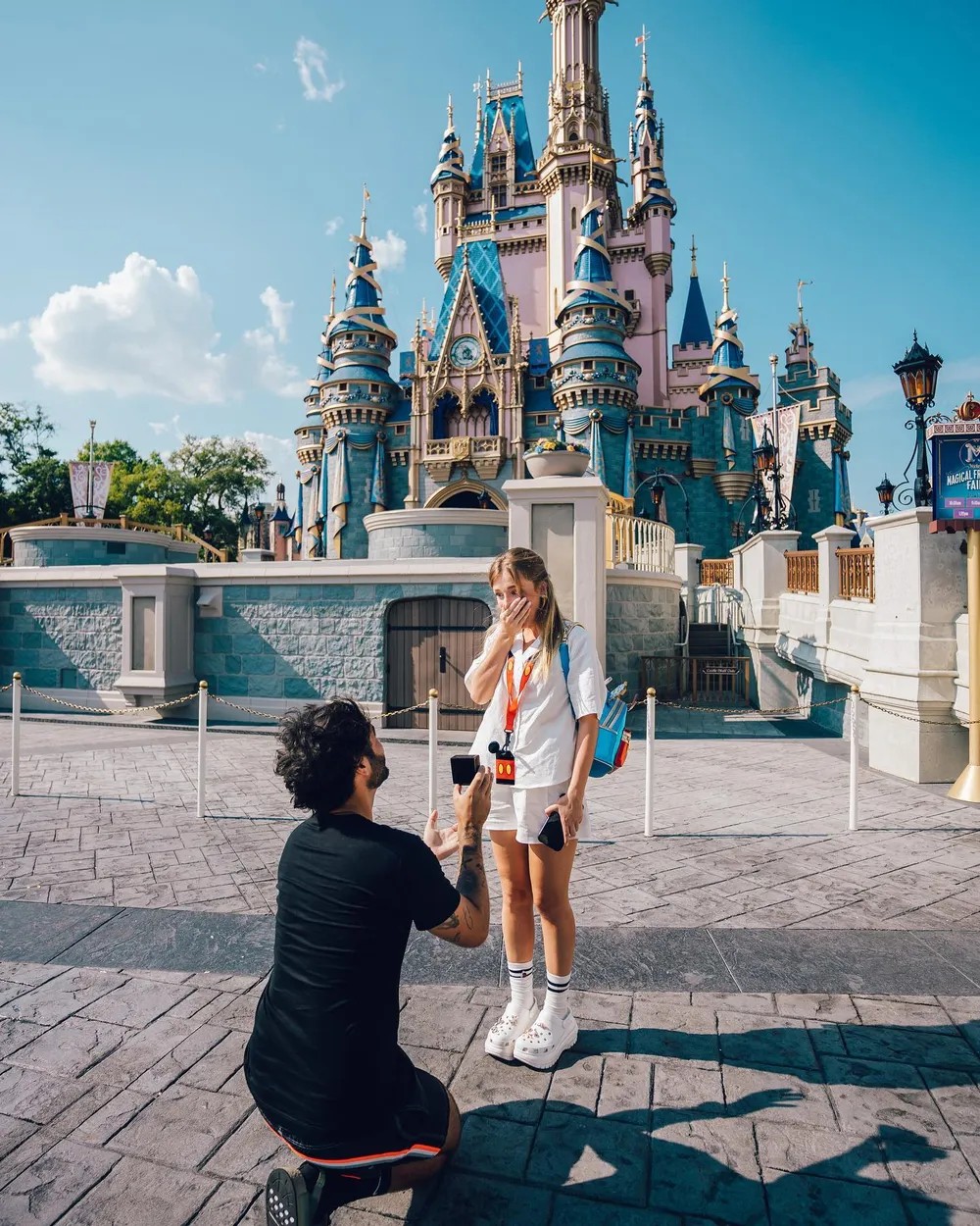Duda Reis e Du Nunes ficaram noivos na Disney — Foto: Foto: Reprodução/ Instagram