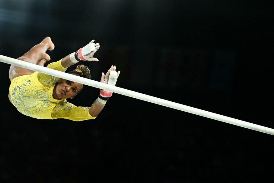 Rebeca Andrade: atleta é reserva nas barras assimétricas