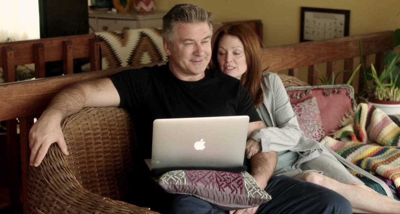 Alec Baldwin e Julianne Moore, no emocionante 'Para sempre Alice'Reprodução