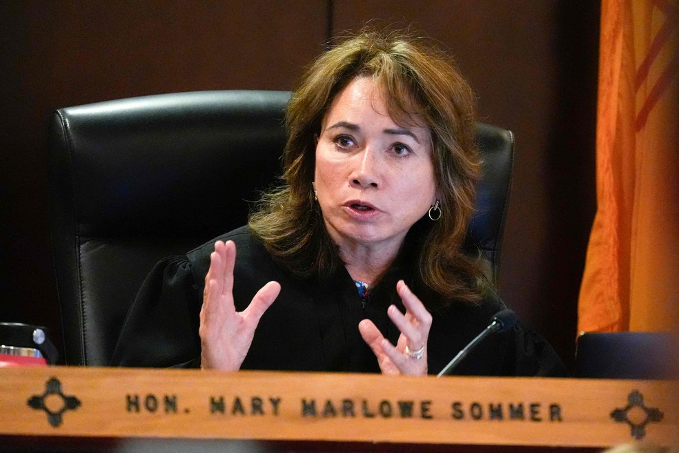 Mary Marlowe Sommer, juíza do caso 'Rust' — Foto: Ross D. Franklin / AFP