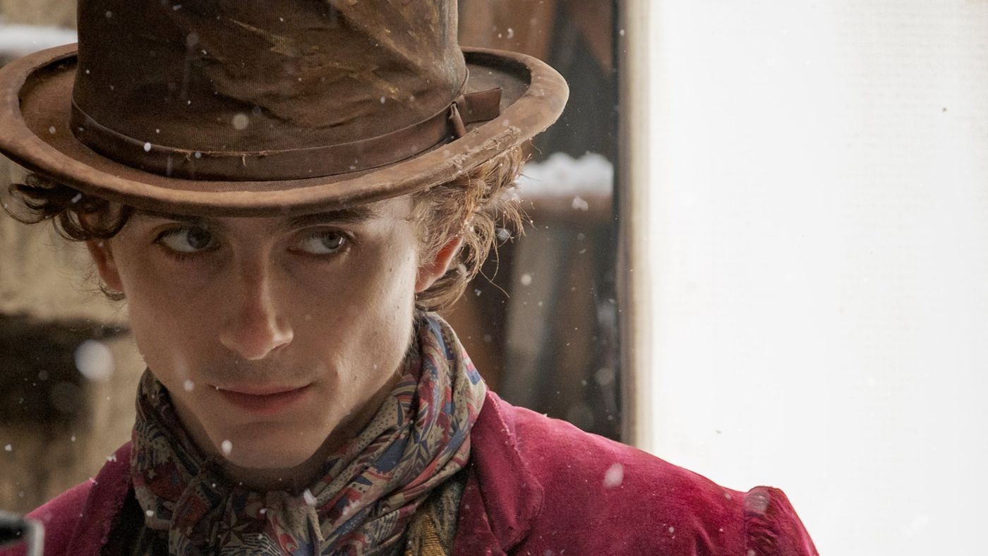 Timothée Chalamet em "Wonka" — Foto: Divulgação