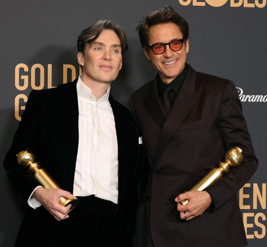 Cillian Murphy e Robert Downey Jr., estrelas vencedoras de 'Oppenheimer'