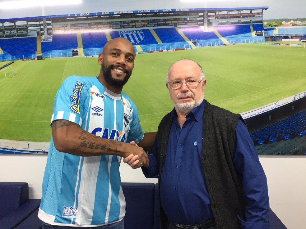 Maicon atuou pelo Avaí, entre outros clubes brasileiros — Foto: Leandro Boeira/Avaí F.C