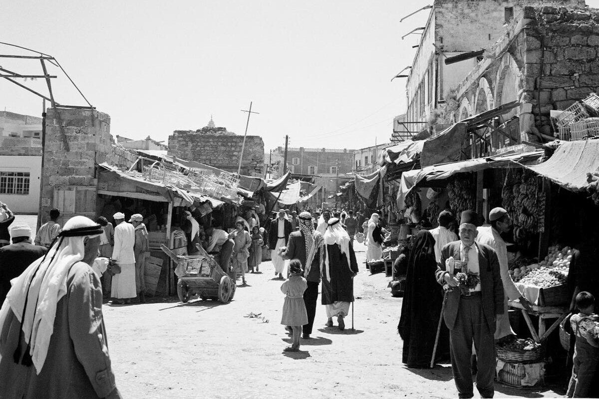 Mercado em Gaza — Foto: UN Photo/Archive