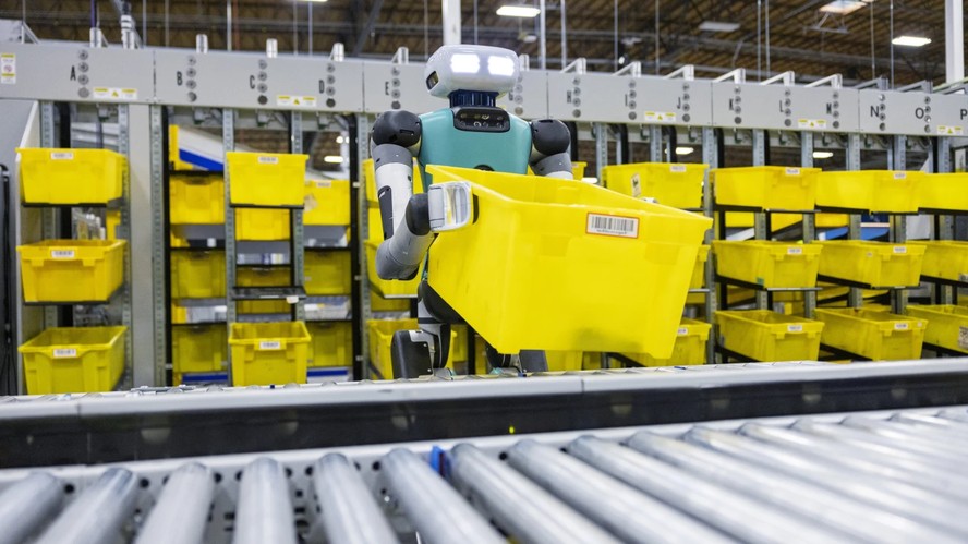 Amazon passa a usar robôs humanoides em seus centros de distribuição