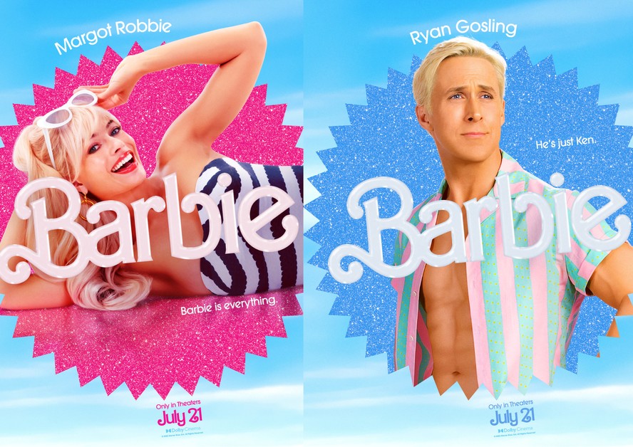 Margot Robbie e Ryan Gosting fazem parte do elenco do live action de 'Barbie'