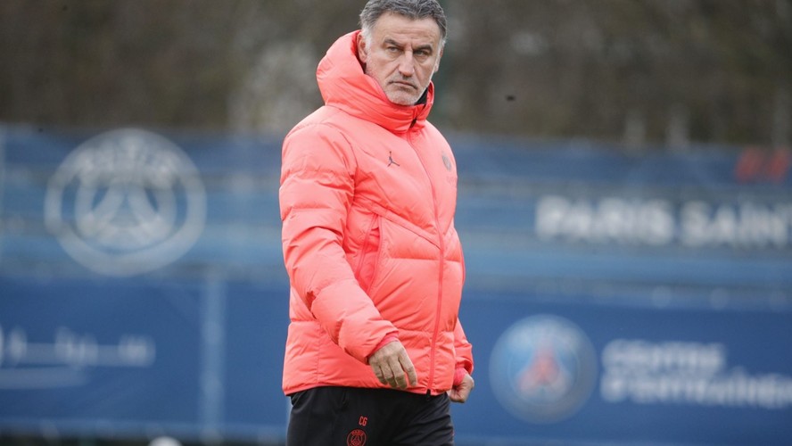 Treinador do Paris Saint-Germain (PSG), Christophe Galtier