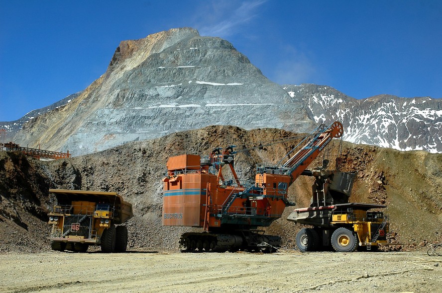 Mina de cobre da Anglo american no Chile