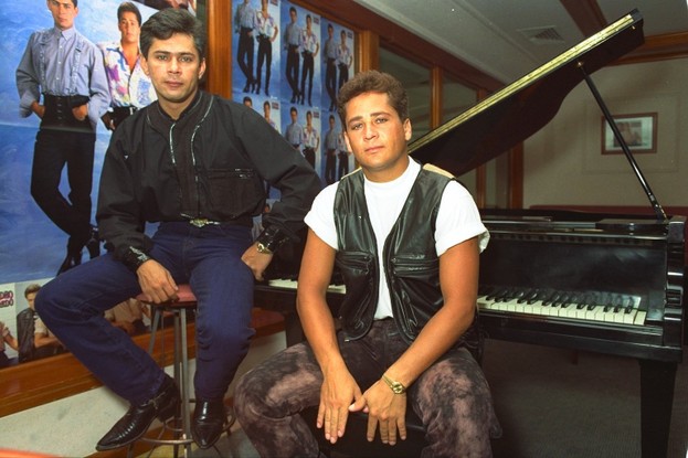 A dupla sertaneja Leandro e Leonardo, em 1992