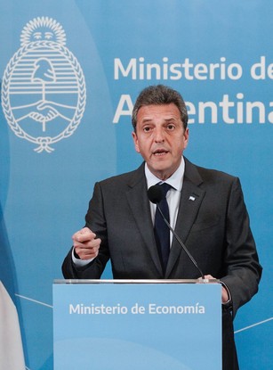O ministro da Economia da Argentina, Sergio Massa