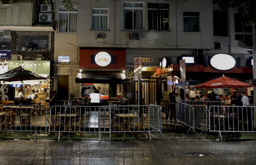 O conhecido bar Jobi, na Zona Sul do Rio de Janeiro