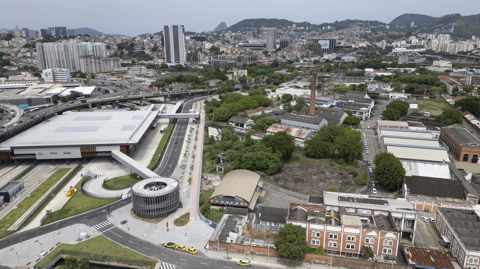 Terreno na área do Gasômetro onde poderá ser o Estádio do Flamengo; clube apresentou o projeto à Caixa Econômica — Foto: Foto de Márcia Foletto