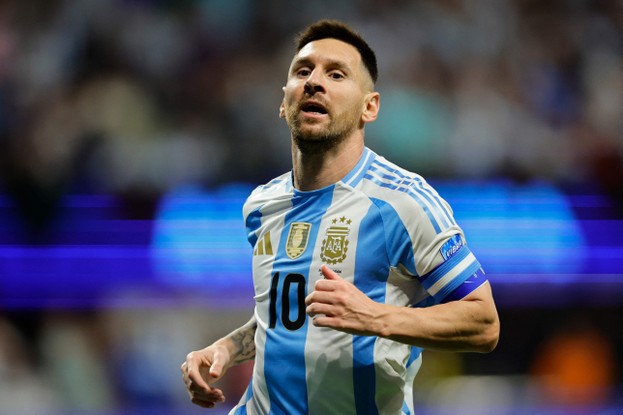 Lionel Messi em Argentina x Canadá pela Copa América