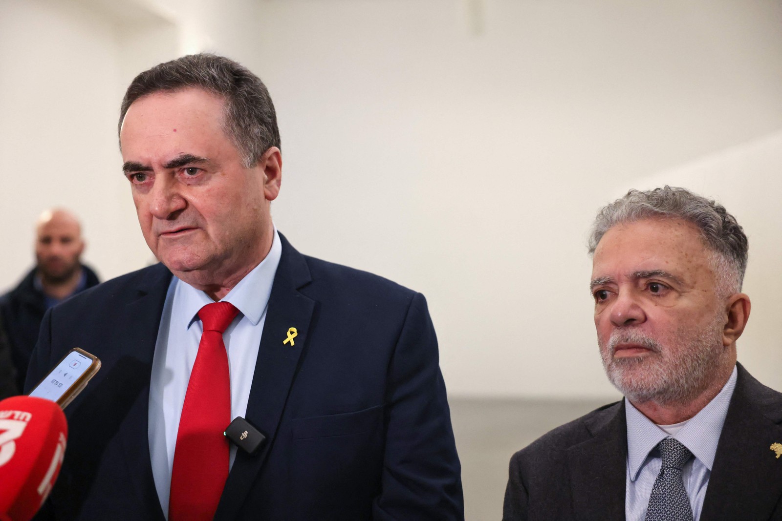 Ministro das Relações Exteriores de Israel afirmou que Lula 'é persona non grata em Israel até que se retrate' — Foto: AHMAD GHARABLI