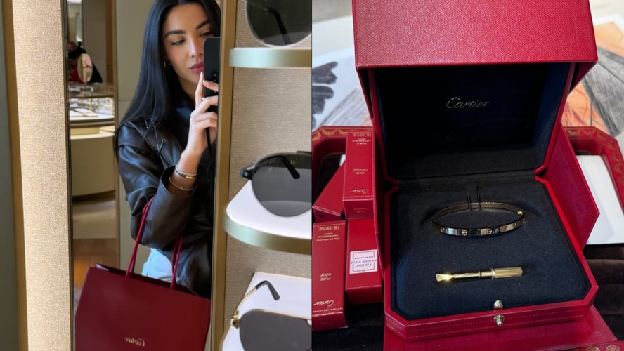 Gabriela Versiani comprou pulseira da grife Cartier