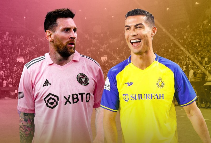 Messi foi para o Inter Miami, dos EUA; Cristiano Ronaldo já está no Al-Nassr, da Arábia Saudita