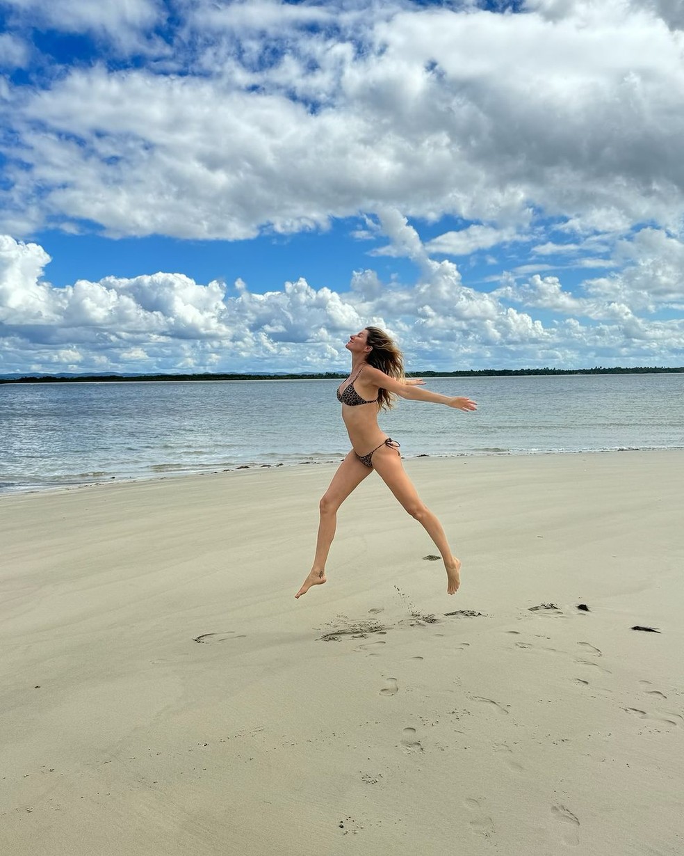 Gisele Bündchen está no Nordeste  — Foto: Reprodução Instagram