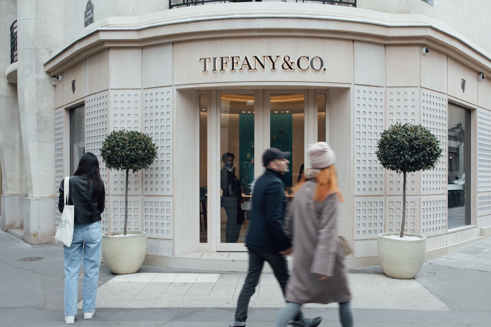 Loja da Tiffany & Co em Paris. Marca pertence ao conglomerado LVMH. Foto: Cyril Marcilhacy/Bloomberg