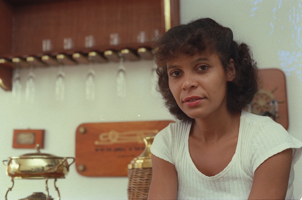 Rio de Janeiro (RJ) - 30/04/1995 - Sandra Regina Machado , filha de Pelé que lutou na Justiça para ser 'reconhecida pelo pai'.  — Foto: Frederico Rozário / Agência O Globo